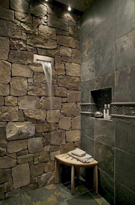 Natural Waterfall In Bathroom Natural Waterfall In Bathroom