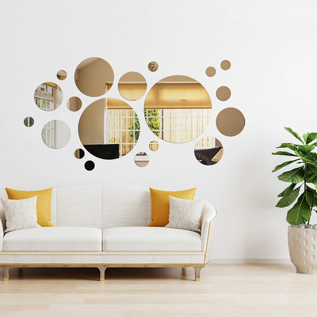 Removable Acrylic Mirror Setting Wall Stickers Removable Acrylic Mirror Setting Wall Stickers