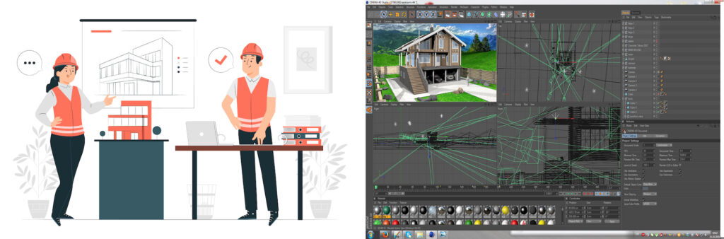 Visualisation tools provided by BIM