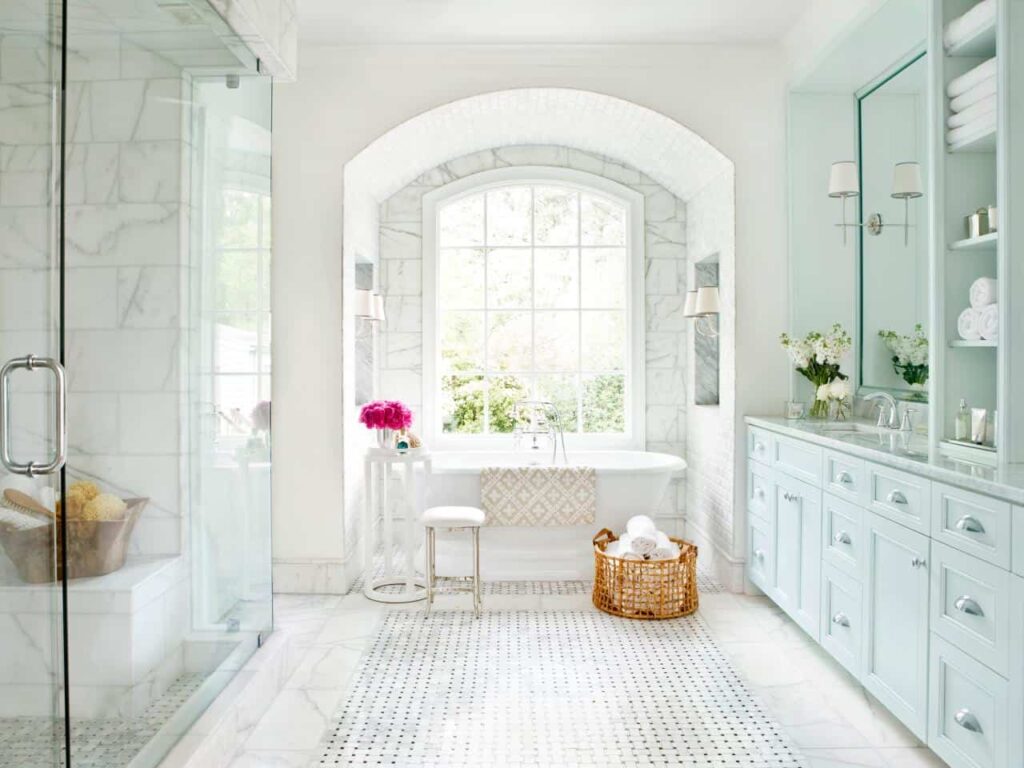 White palette for bathroom makeover White palette for bathroom makeover