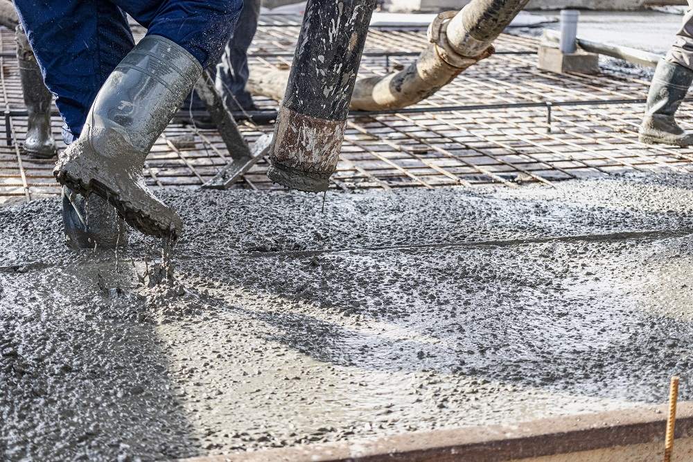 Work procedure of sloping slab Work procedure of sloping slab