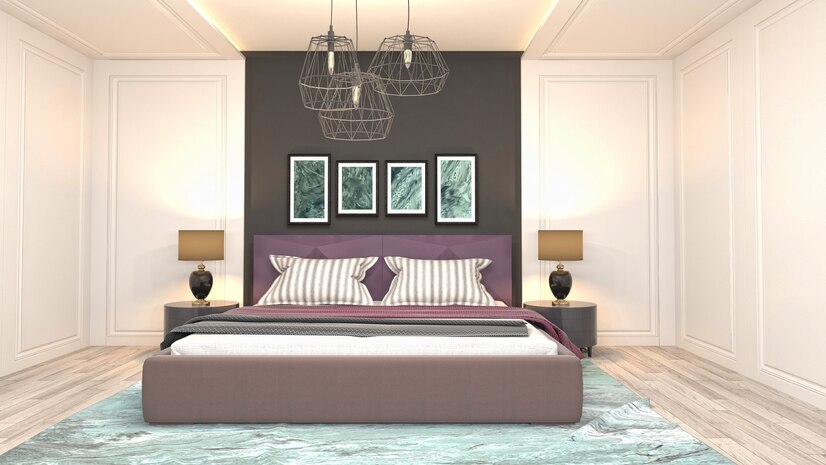 Accent colour in Bedroom Accent colour in Bedroom
