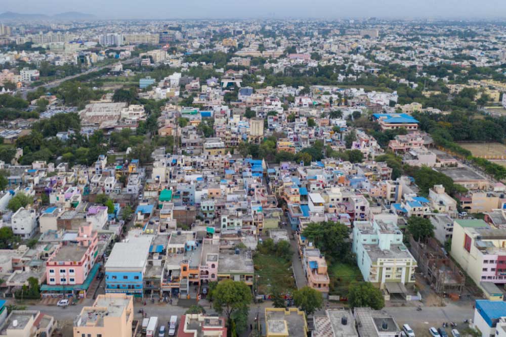 BV Doshi’s Aranya’s Bird Eye View