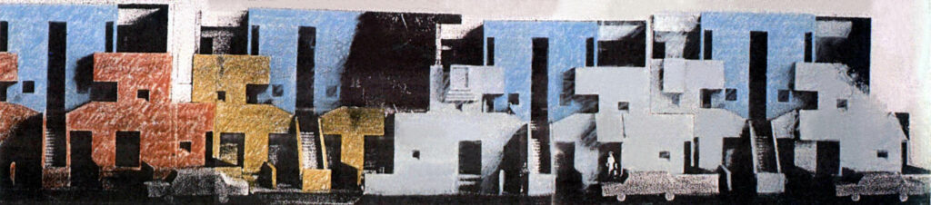 BV Doshi’s sketch for LIC housing BV Doshi’s sketch for LIC housing