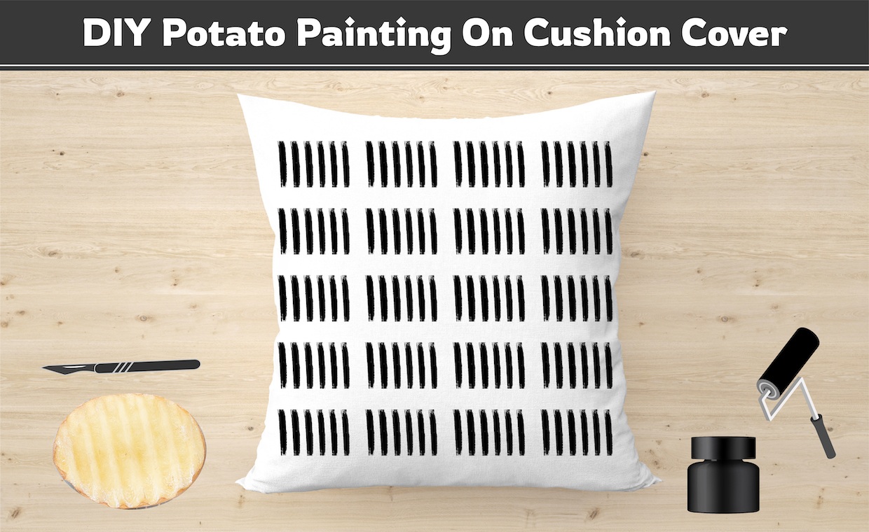 DIY Painting Cushion cover