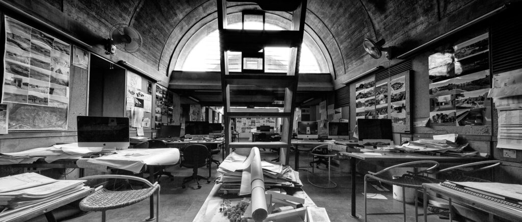 Interiors of Doshi’s Sangath Interiors of Doshi’s Sangath