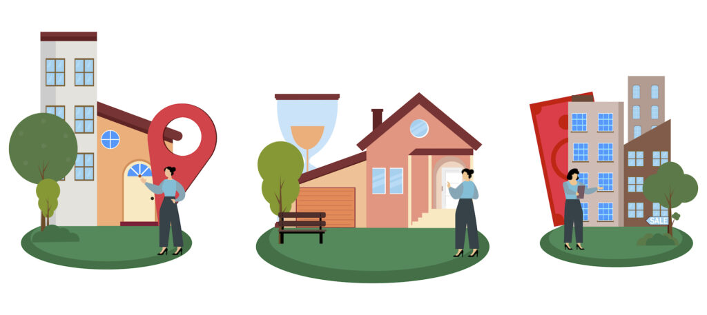 Relationship between location and other relevant factors for house rentals Relationship between location and other relevant factors for house rentals