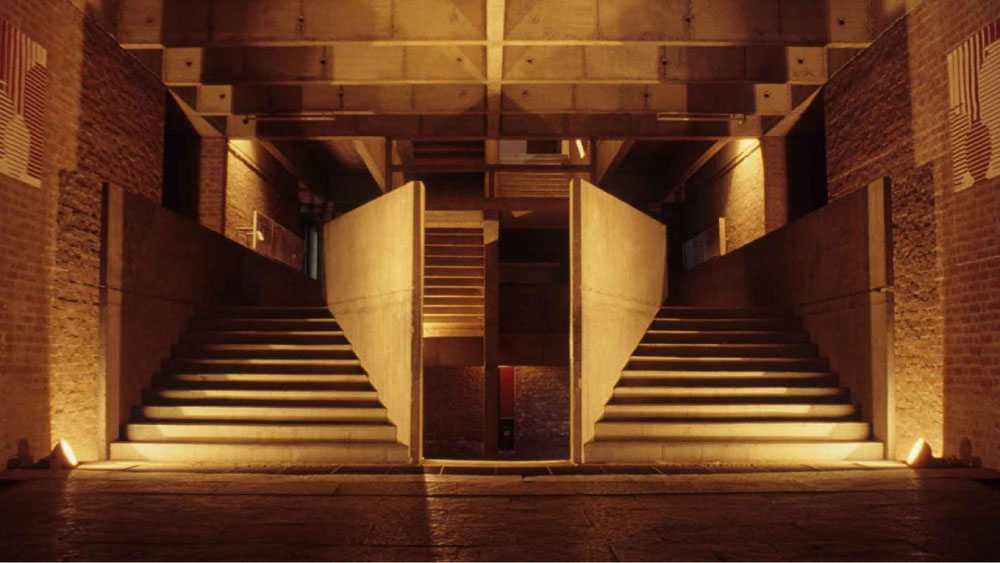 Staircase of Sawai Gandhara Hall