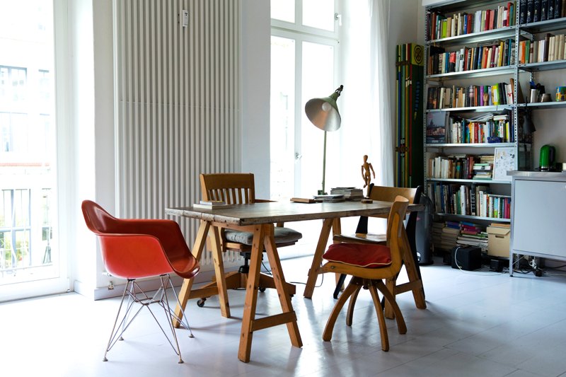 A Reading Corner in Entertainment Room