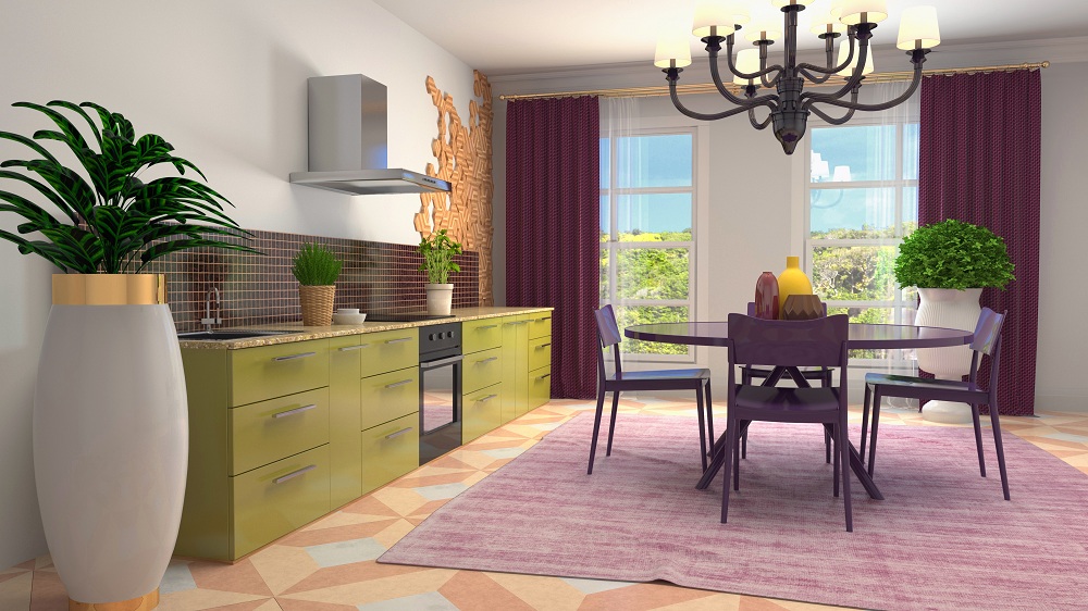 Bloom with a Splash of Colour for Your Kitchen