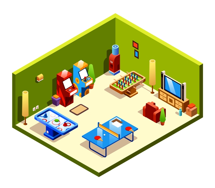 Entertainment Room Floor Plan