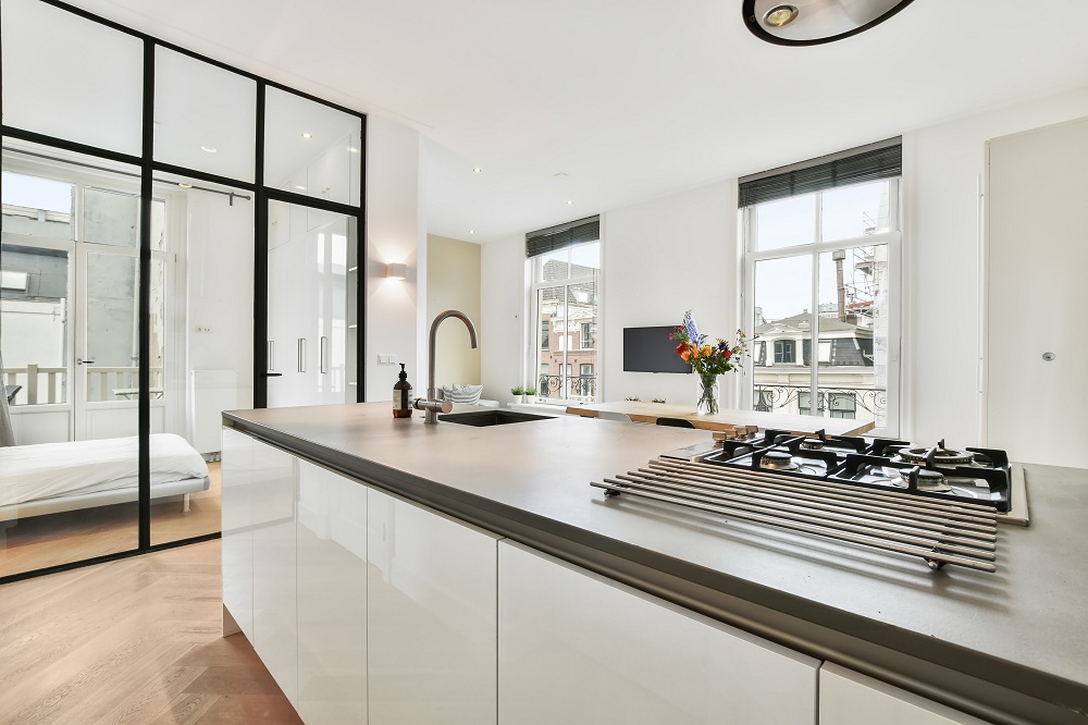 Framed Glass Wall Kitchen Partition Framed Glass Wall Kitchen Partition