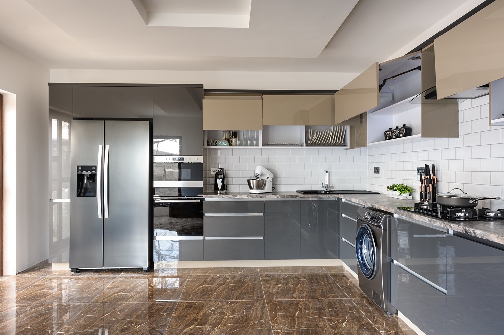 L shaped Kitchen Interior Design