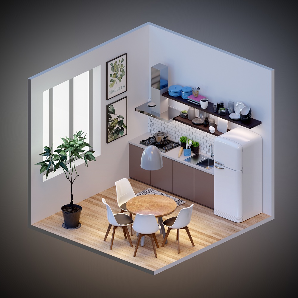 Open Kitchen Layout Open Kitchen Layout