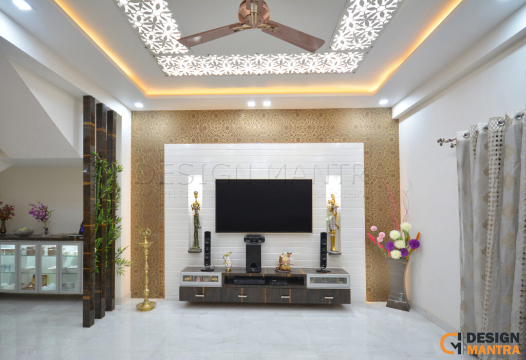 TV unit area in a modern set-up