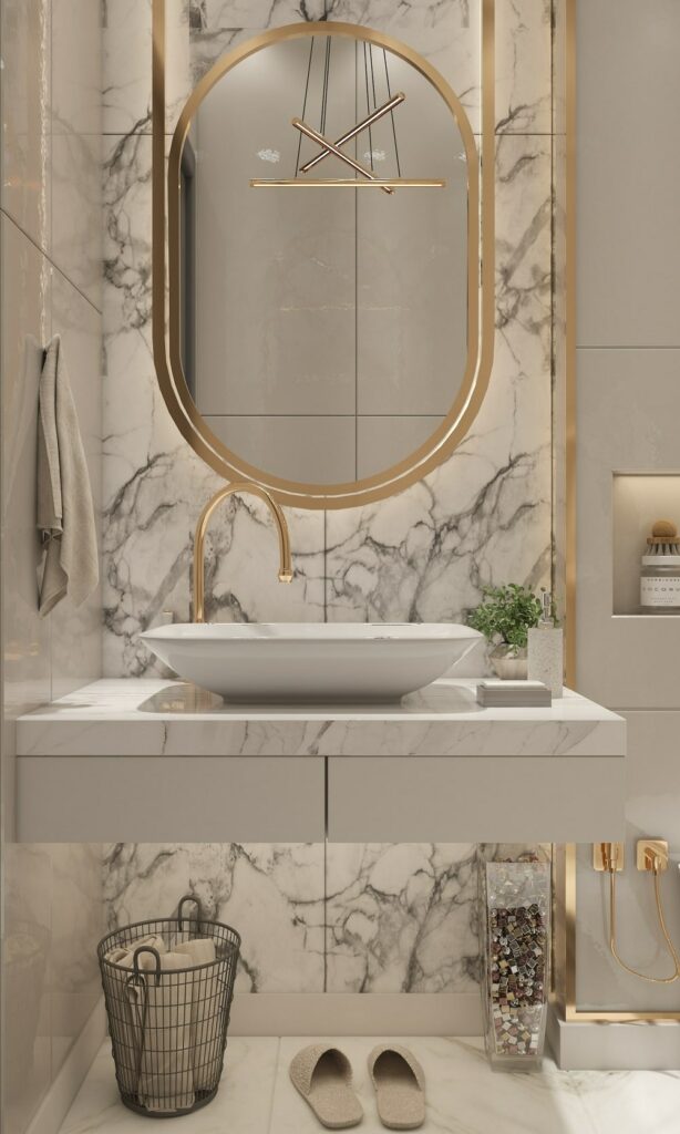 The Chic Backlit Mirror For Small Bathroom Decor The Chic Backlit Mirror For Small Bathroom Decor