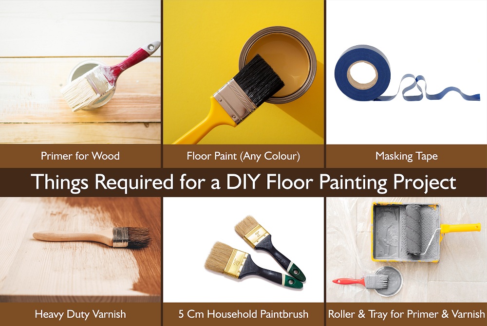 Things Required for a DIY Floor Painting Project Things Required for a DIY Floor Painting Project