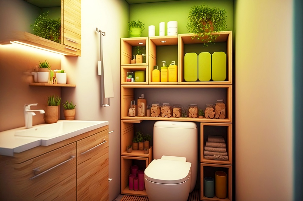 Traditional Bathroom Storage Clever storage solutions in a traditional bathroom
