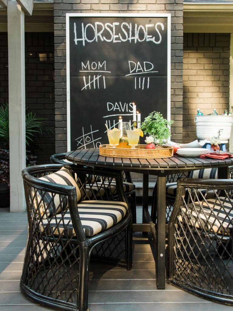 Chalkboard Outdoor Cafe Chalkboard Outdoor Cafe