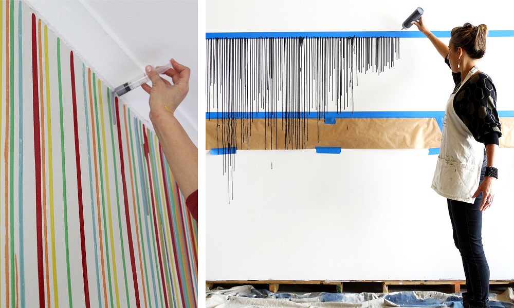 Creating drip effect on wall Creating drip effect on wall