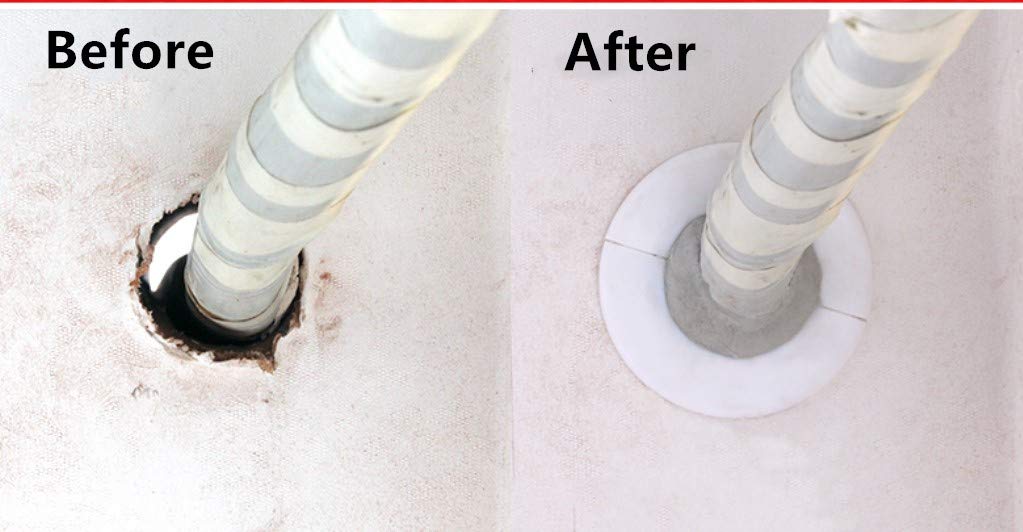 Filling up the Holes in Wall with Cement