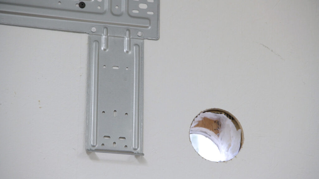 Hole while Installing Split AC