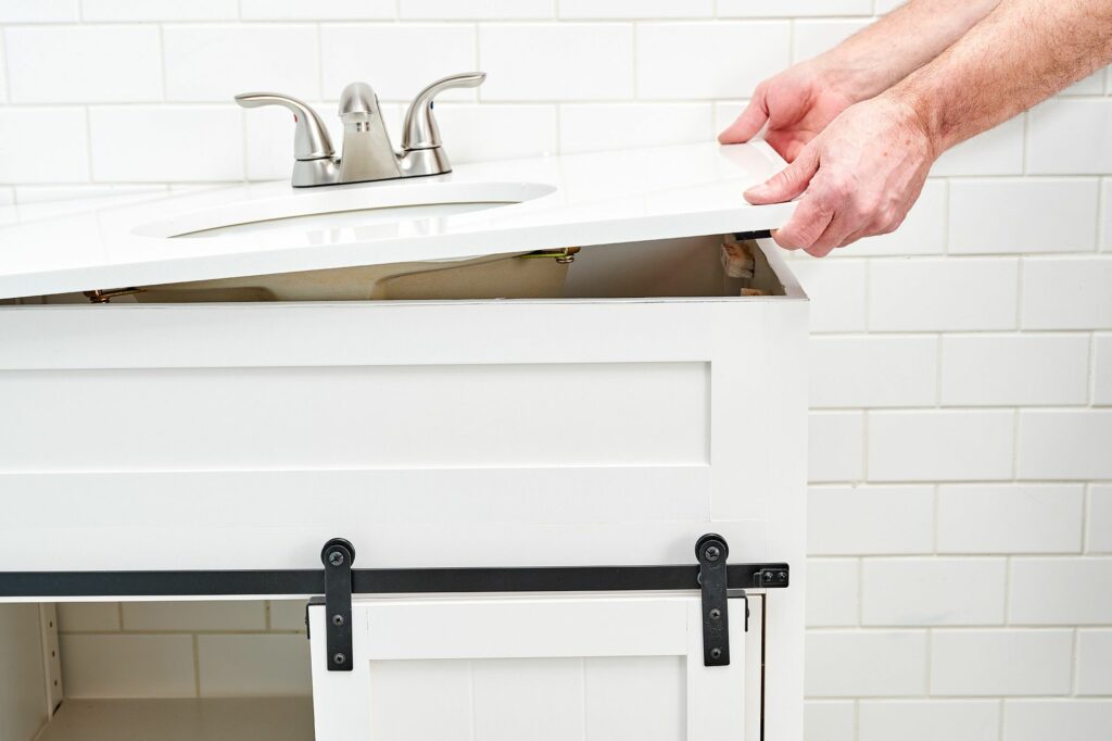 Install the Vanity Top
