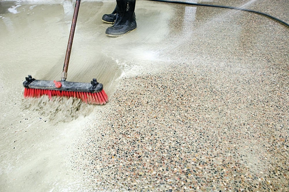 Preparation of Exposed Aggregate Concrete
