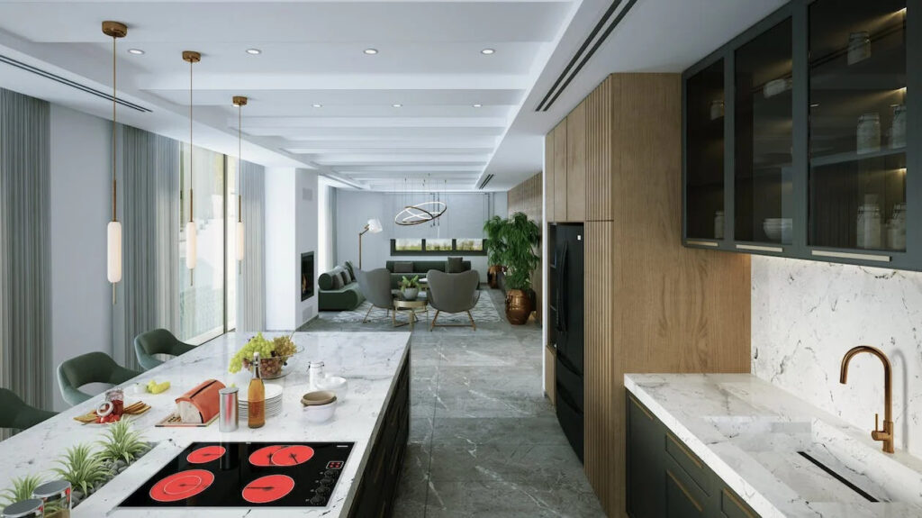 Sleek with Natural Materials Sleek with Natural Materials