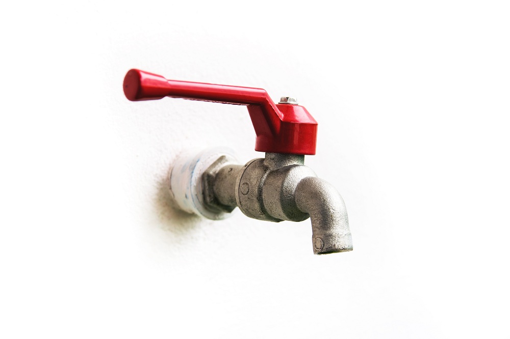 Spigot of outside water faucet Spigot of outside water faucet