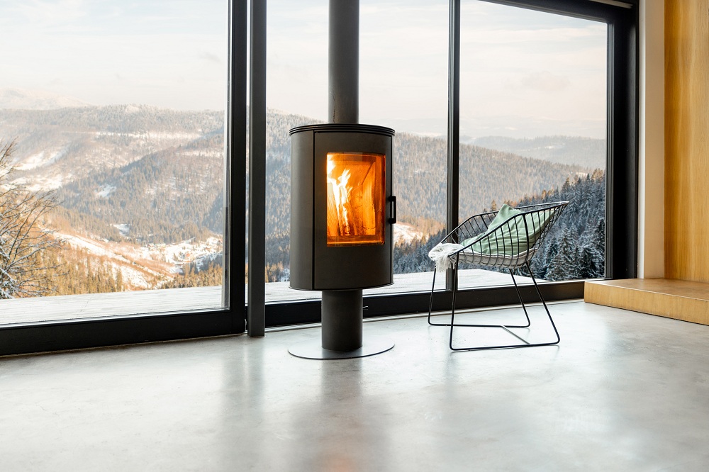 Steel Fireplace