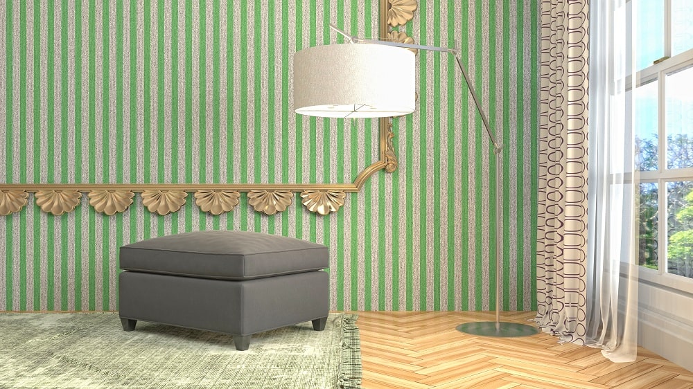 Striped painted walls Striped painted walls