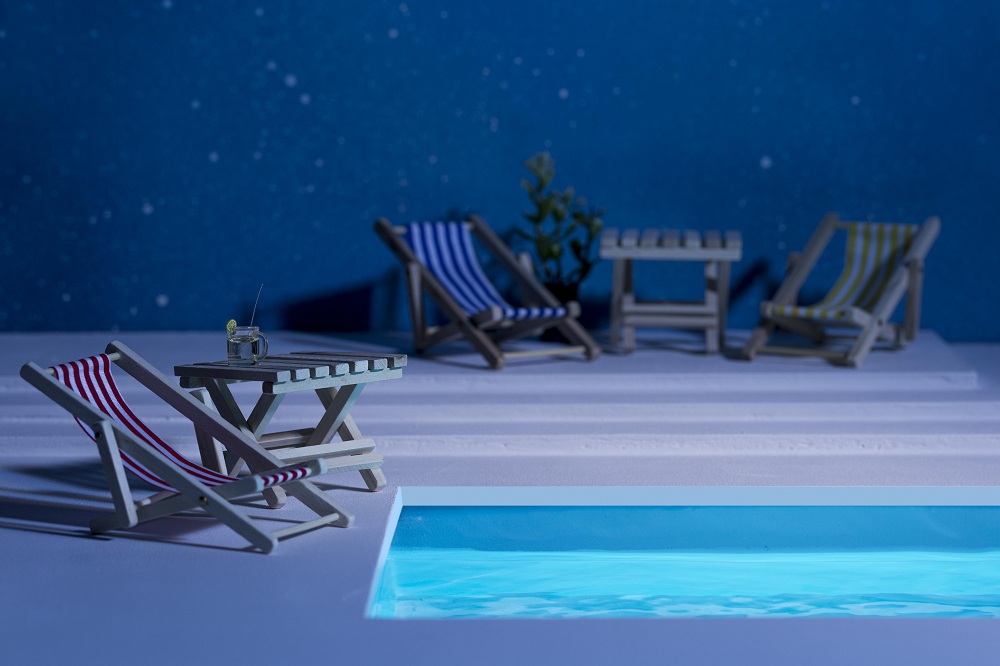 Swim spa outdoor furniture