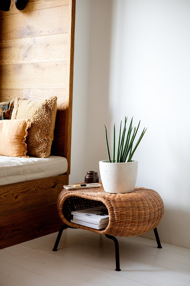 Wicker Bedside Table Wicker Bedside Table