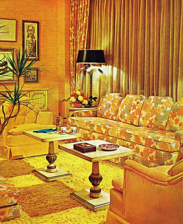 1960s Floral Decor