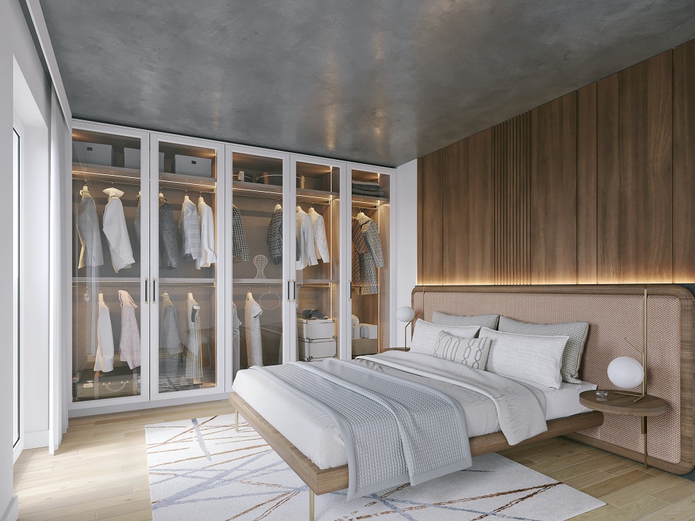 Bedroom features