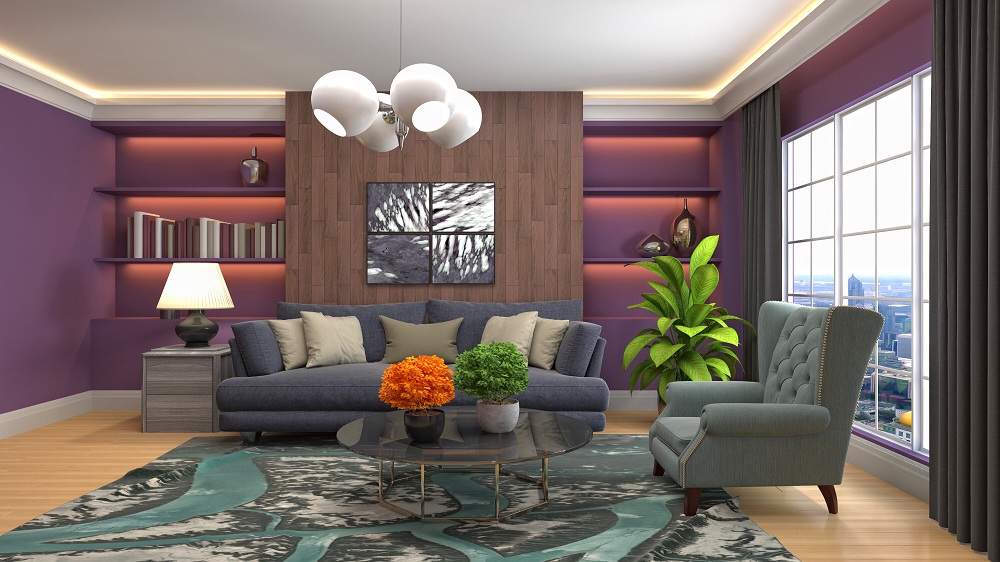 Contemporary Style Sitting Room