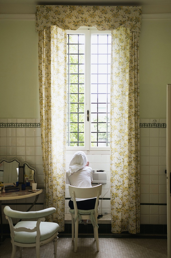 Floral Printed Window Curtains