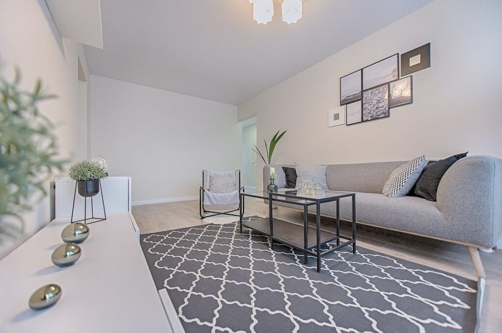 Geometric Grey Rug Geometric Grey Rug