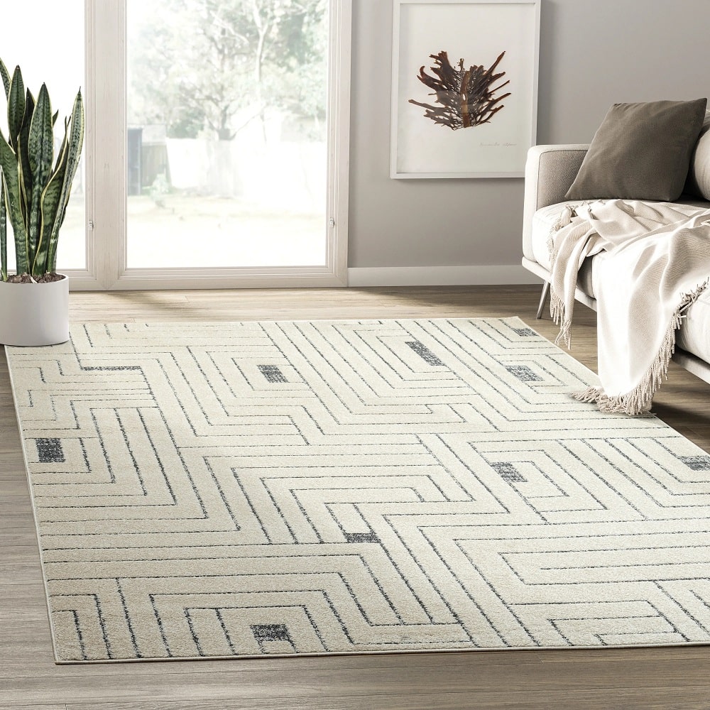 Geometric Labyrinth Rug Geometric Labyrinth Rug