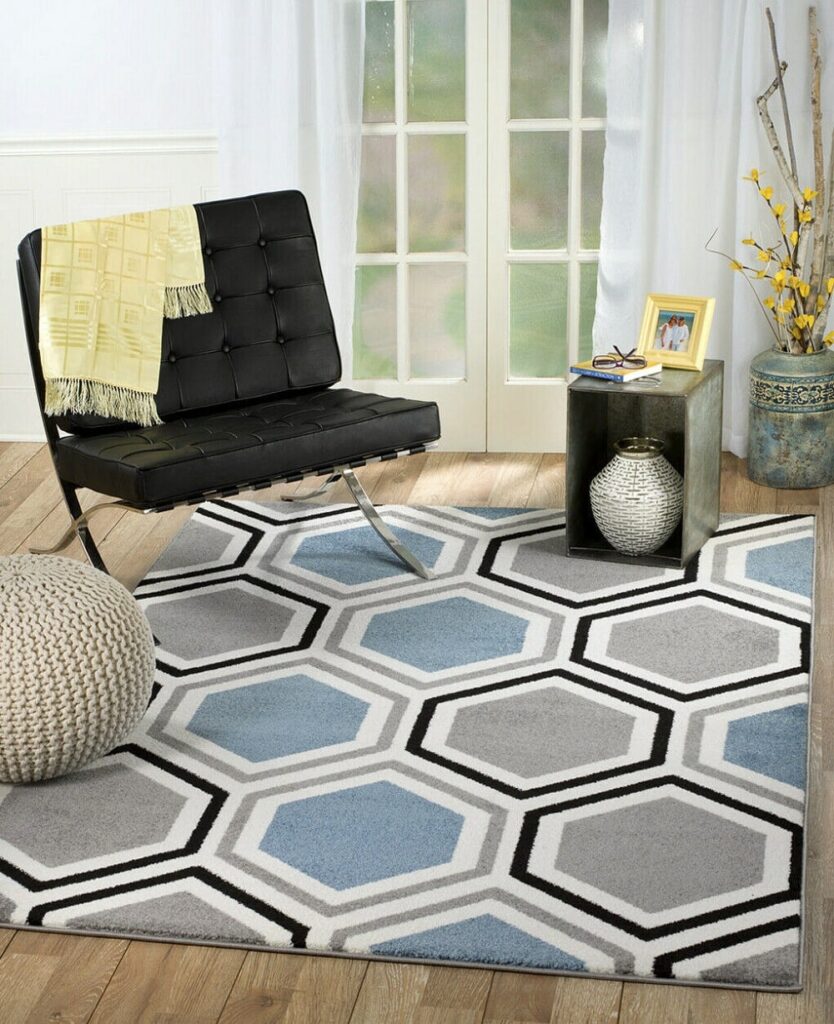 Helical Hexagonal Rug Helical Hexagonal Rug