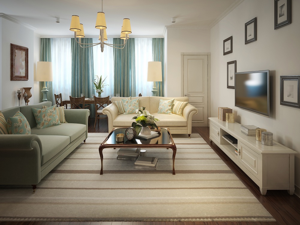 Provencal style living room