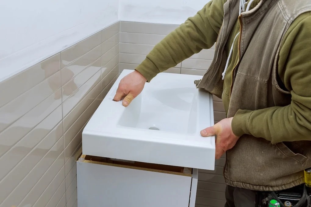 Remove the Counter Vanity Top