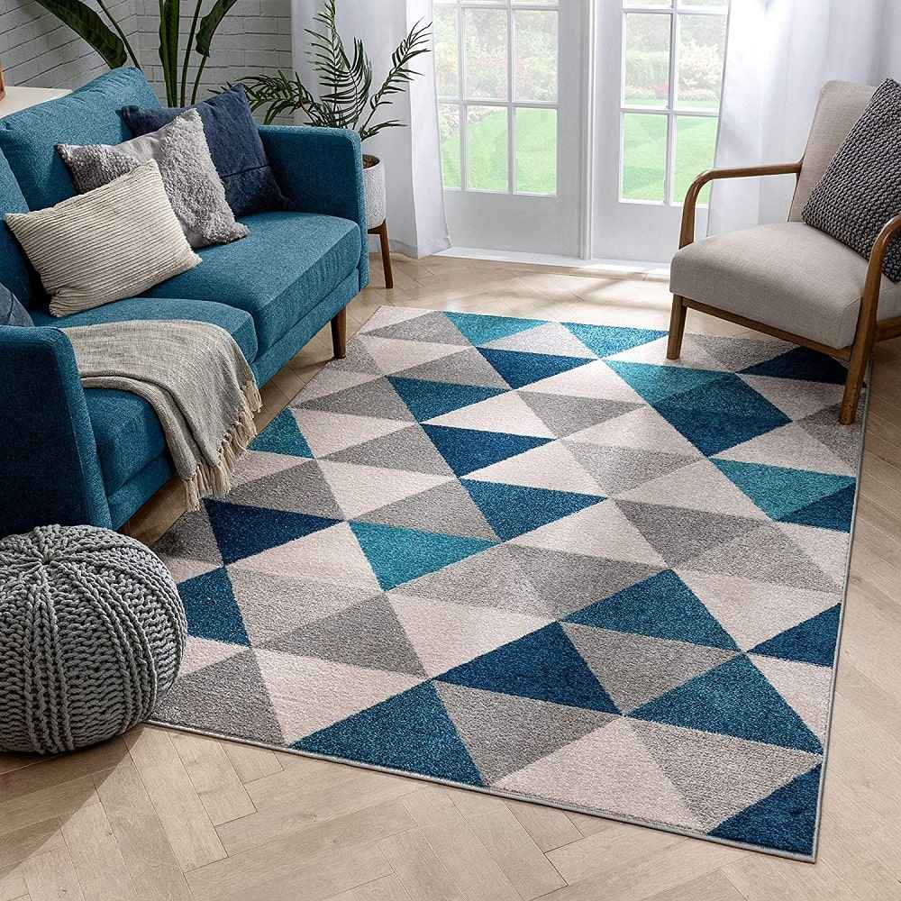 Rug - Tangy Triangles Rug - Tangy Triangles