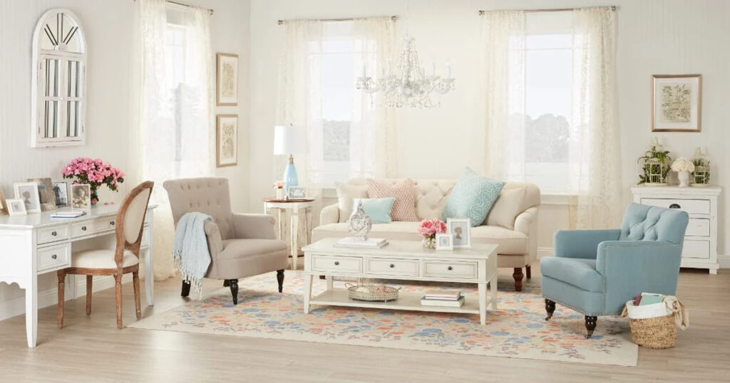 Shabby Chic Prefab Home Interior