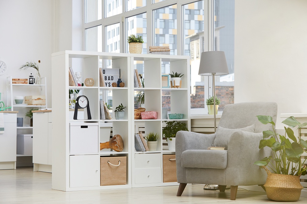 Shelving Units with Doors