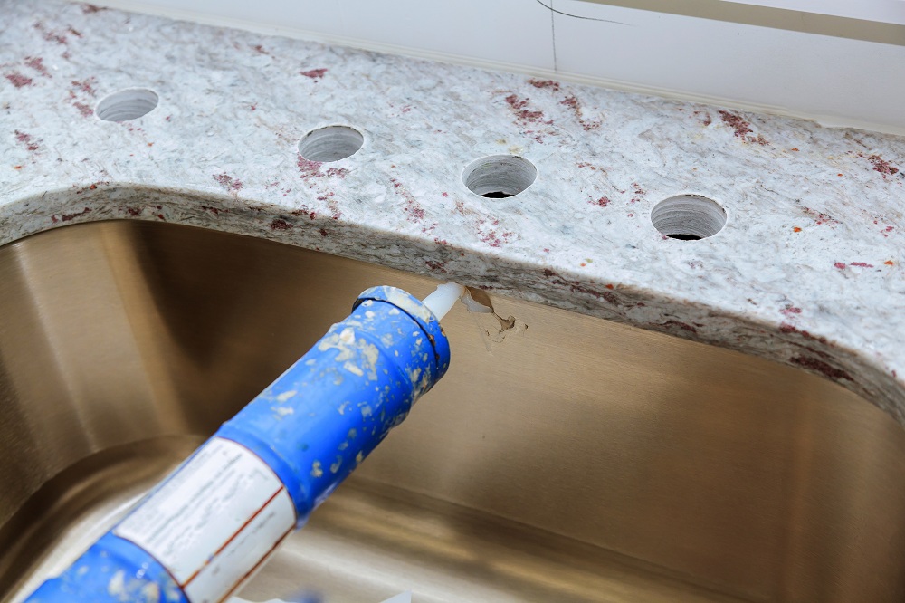 Steps to Re-caulk Under-Mount Sink Steps to Re-caulk Under-Mount Sink