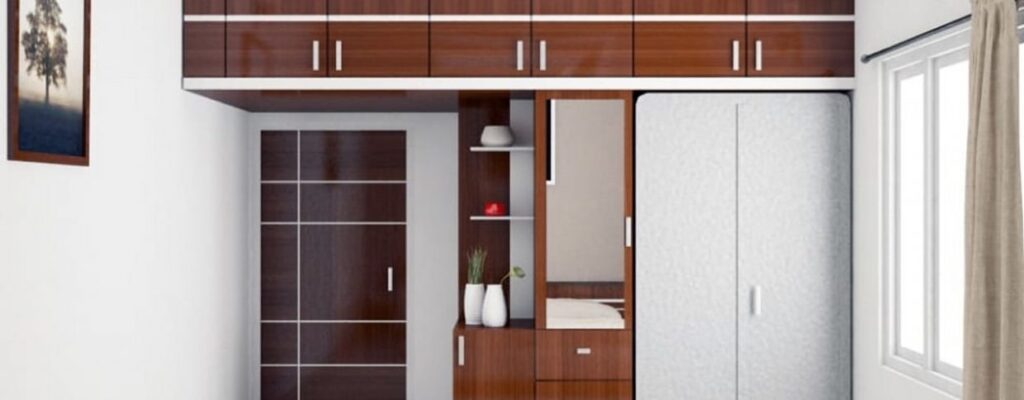 Wardrobe with Integrated Dressing Unit Wardrobe with Integrated Dressing Unit