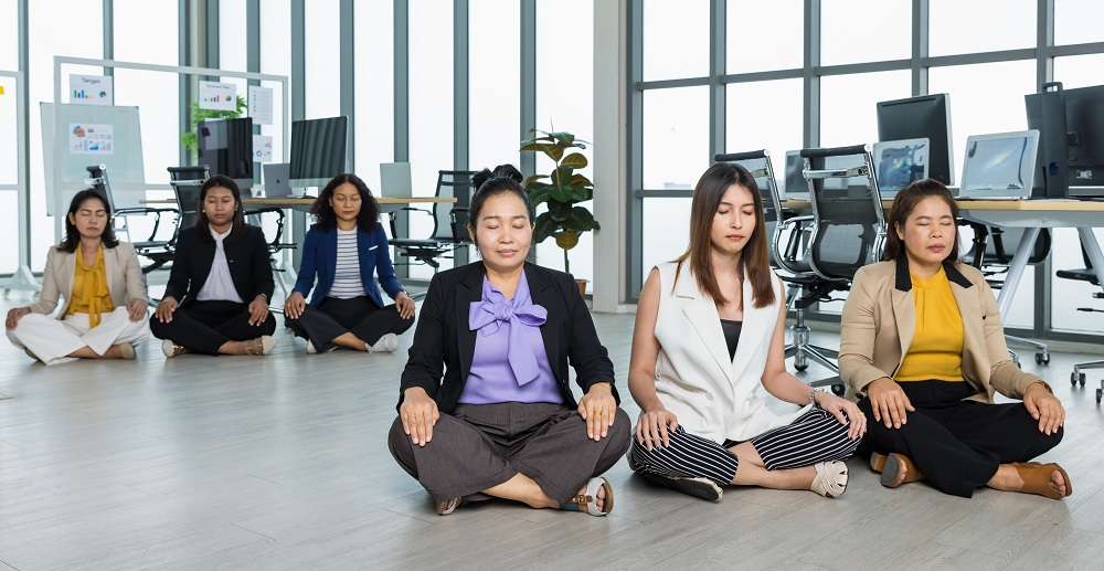 Yoga Room in Office Yoga Room in Office
