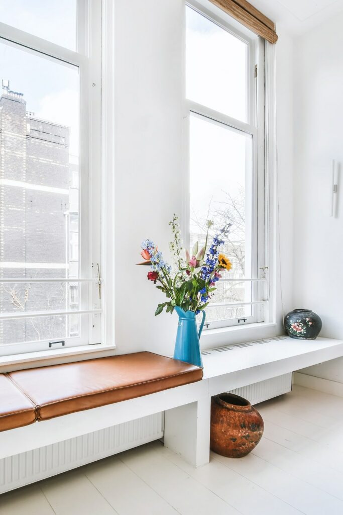 Aesthetically Decorated Window Sills And Jambs